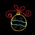 CHRISTMAS FLOWER 180 LED ΣΧΕΔΙΟ RED-YELLOW-GREEN IP44 60x60cm ΣΥΝ 1.5m  | Aca | X0818032115